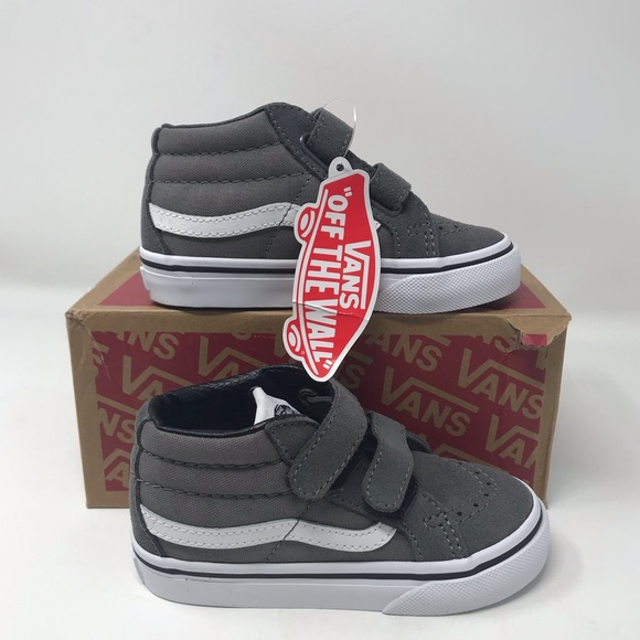 VANS SK8-Mid Reissue V Canvas&Suede Charcoal Kid’s - Picture 2 of 8